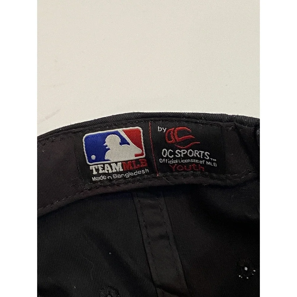 OC Sports Baltimore Orioles Hat Youth White Black Orange MLB Baseball Cap